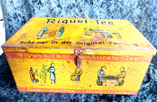 alte antik Blechdose, Kasten