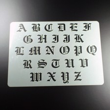 A4 Schablone Alphabet