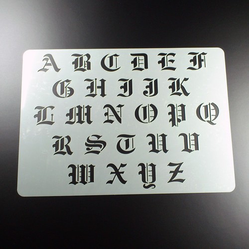 Schablone alphabet - a4,