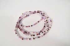 kleine Seed beads gemischt weiß pink BY59 2-2,5mm Small seed Trade Seed Beads