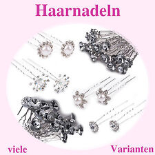 Haarnadeln, Strass, Hochzeit, Perlen, Haarschmuck, Brautschmuck, Kopfschmuck
