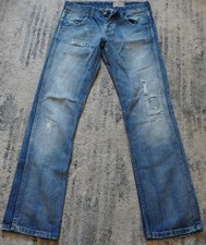 Wrangler Jeans Blau Used Look