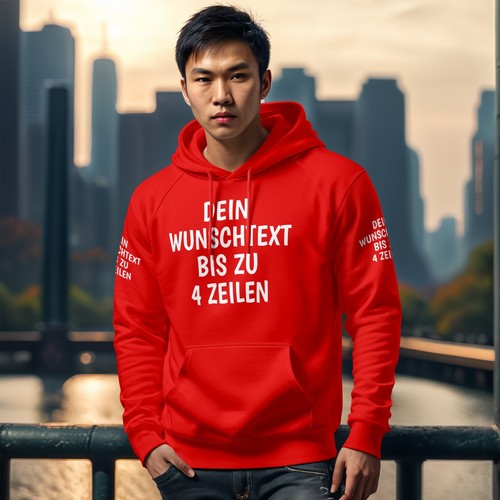 Hoodie mit wunschtext - mit,