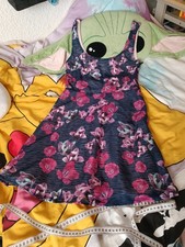 Damen Kleid Sommer S 36 Blumen Amisu New Yorker Sehr Gut Top Zustand