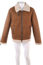 C&A Kunstleder-Jacke XL braun