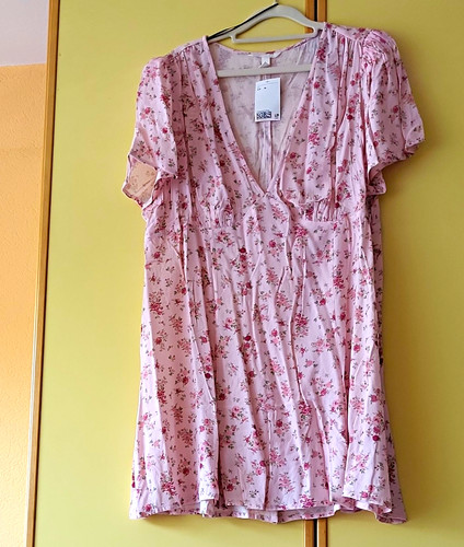 Damen kleid blumen - h&m,damen,,