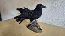 Rabe Aus Nadelfilz/ Handarbeit aus Schafwolle/Dekoration Unikat