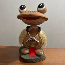 Bastelfigur Frosch aus Holz, 8