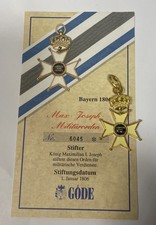Max-Joseph Militärorden - Orden - Replik mit Zertifikat - Göde