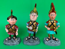 WIPA Mosaik Digedags Keramikfiguren Keramik Digedags als römische Boten neuw.