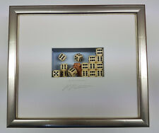 Volker Kühn - Original 3D Objekt "Glücksschwein" handsigniert, Museumsglas