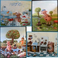 Brillenputztücher Schweine