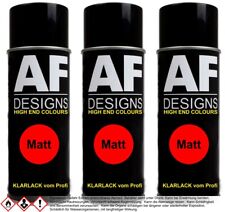 Klarlack matt Spraydose 3x