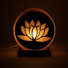 Salzlampe Lotus – mit Kabel