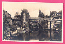 4 AK Nürnberg Kasemattentor Heilig-Geist-Spital Hans-Sachs-Haus Henkersteg ungl