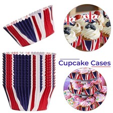 200pcs union jack cupcake - 50-200pcs,