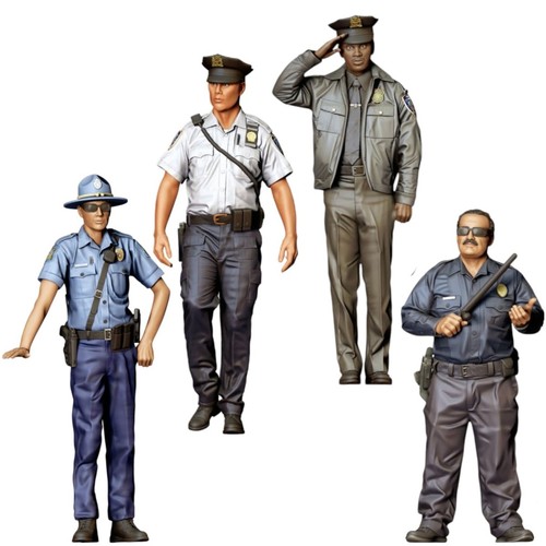 Polizisten set 3d - 3d, druck