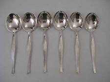 Robbe & Berking CITY Suppentassenlöffel für 6 Personen Silber 90er