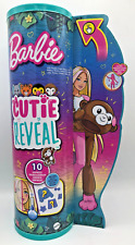 Barbie® Cutie Reveal | Affe Plüschkostüm | 10 Überraschungen | Puppe + Zubehör