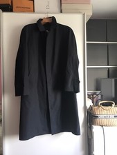 Top Coat by Werther Herren Trenchcoach Gr 54 Neu Dunkel Blau Lang Mantel Leicht