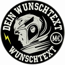 Rücken Aufnäher mit Motiv