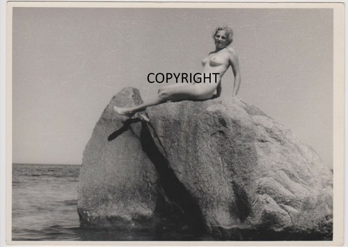 Vintage kunst felsen akt foto - vintage,