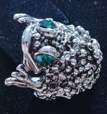 Vintage Motiv Ring, Frosch Mit