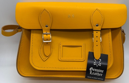 Knallgelbe echtleder cambridge - echtleder,