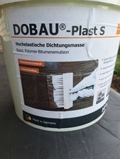 Dobau Plast S 10kg Elastische Dachhaut, Flüssigabdichtung, Abdichtung Dichtmasse