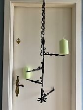 Schmiedeeisen Kerzen Hängeleuchter Metall  Kerzenleuchter hängend vintage shabby
