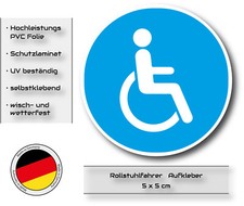 Aufkleber Rollstuhl Fahrer