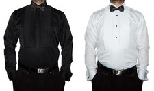 Herren Smoking Hemd Slim Fit