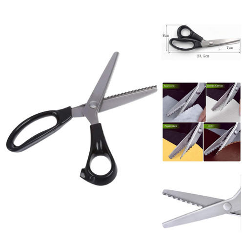 Zackenschere edelstahl zick - zackenschere,