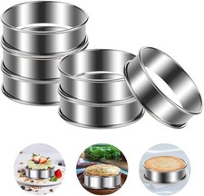 6 Stück Dessertringe 8cm