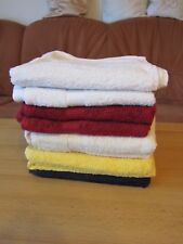 ++ 8 Handtücher gelb, rot, weiß, creme, 48 cm x 94 cm, Tarrington House - neu ++