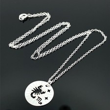 KETTE & SKORPION ANHÄNGER  AUS 925/- SILBER SCHMUCKJAGD