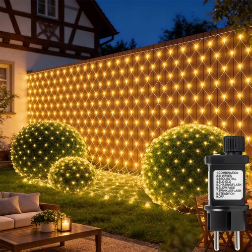 Lichternetz 3x2m außen 204 - lichternetz,