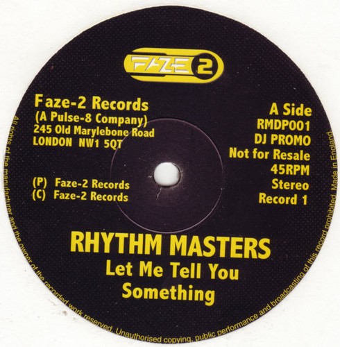 Rhythm masters let me tell - masters,
