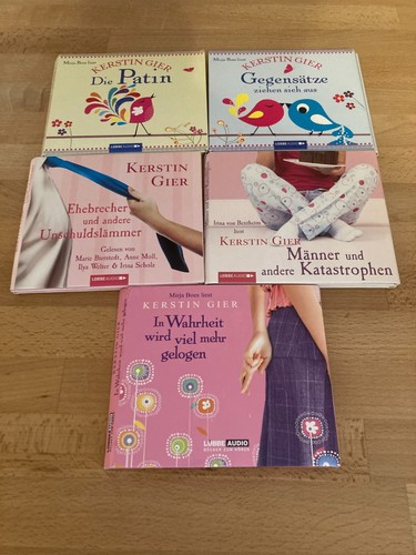 Kerstin gier 5 hörbücher - -,