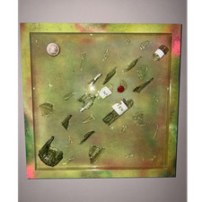 Modernes Epoxidharz Bild mit