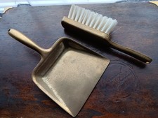 Vintage Messing Tischkehrer Tisch Kehr Set