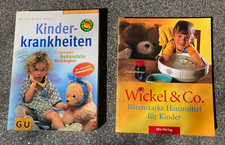 2 Bücher: Kinderkrankheiten (GU) + Wickel & Co. (Urs-Verlag)