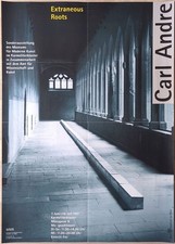 Poster Plakat - Carl Andre - Minimalismus Bildhauerei Architektur - 1991