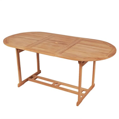Teak massiv gartentisch - massiv,