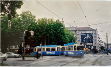 Farbfotoabzug 17,5x10 cm München Tram Sendlinger Tor M4-Zug 2412/3407 Sep.2008