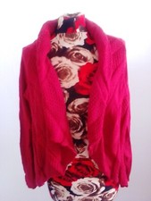 Dunque Strickjacke S weinrot Naturtextilien Neu