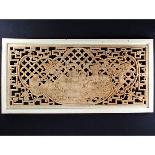 Wandornament holzbild acht - wandornament, "acht