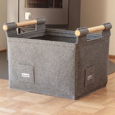 Premium Filzkorb Kaminkorb