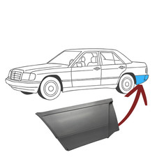 Reparaturblech Seitenteil