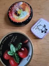 3 kleine Blechdosen, FEENZAUBER, Glückwunsch 